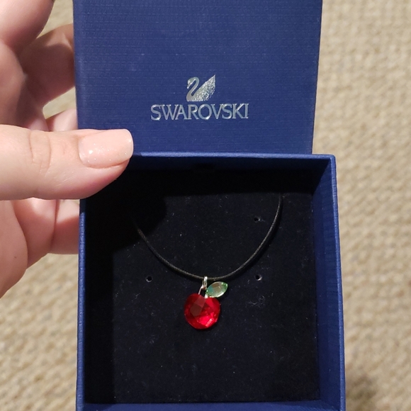 Swarovski Jewelry - Swarovski Crystal Apple Necklace NWOT